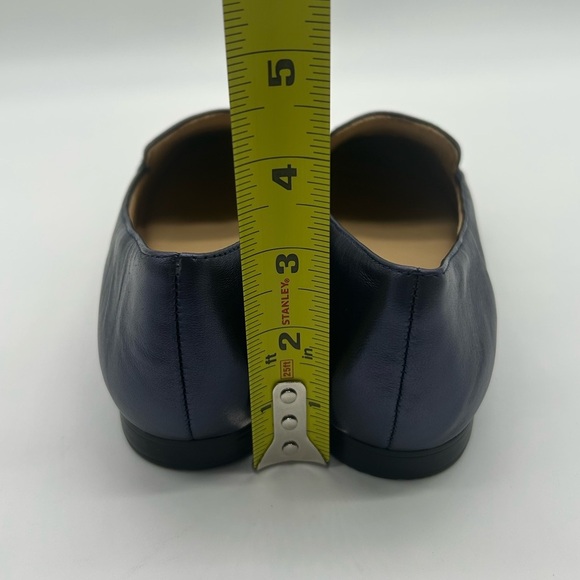 Naturalizer Emiline Flats Inky Navy Leather Loafers Size 7M | New With Box - Picture 8 of 13